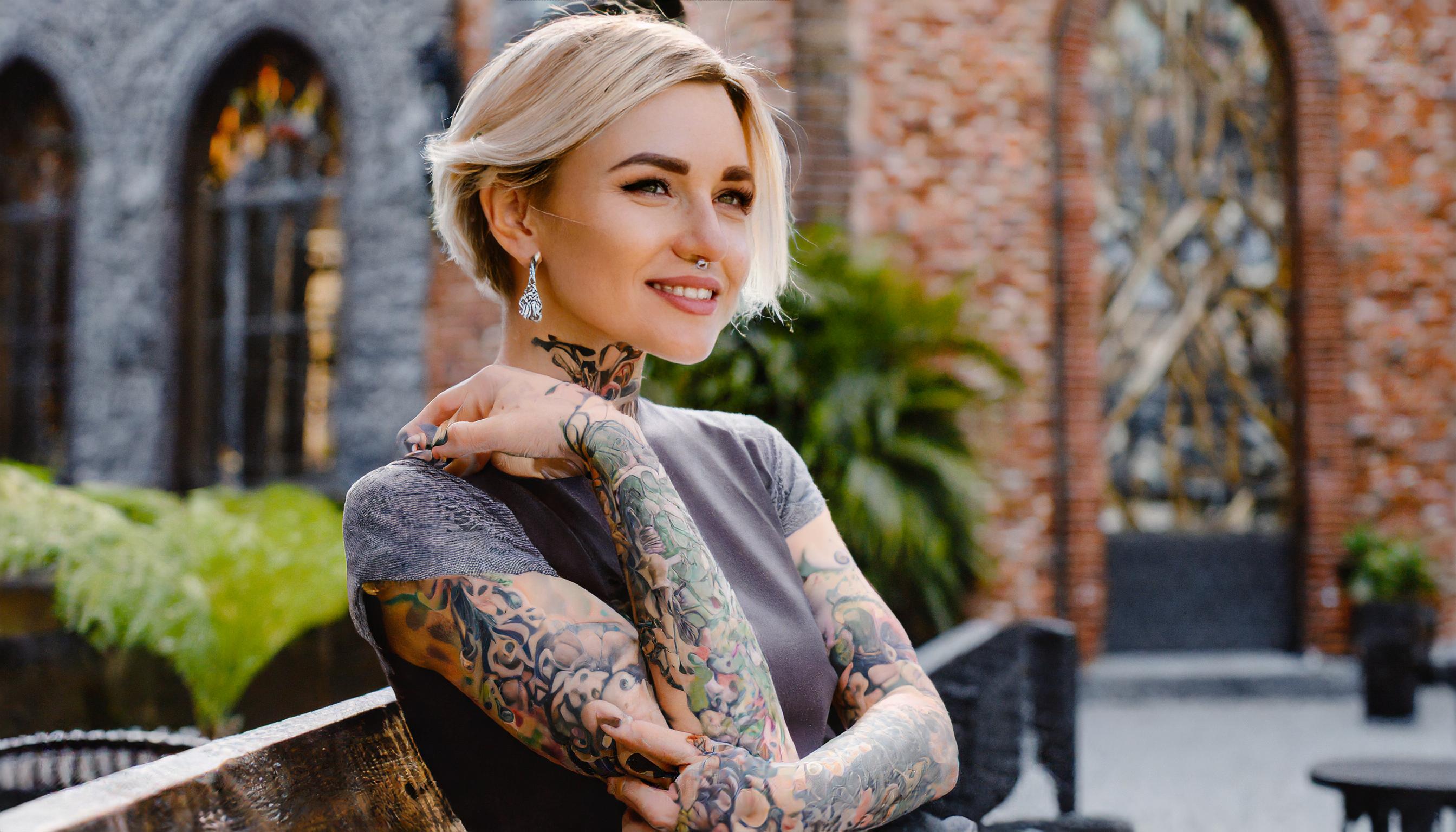 Firefly Photo Instagram Stunning Dark Hair Female Tattoos On Arms 73164