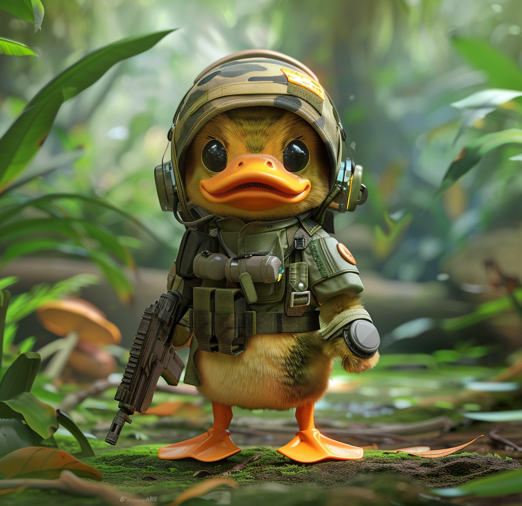 Reallynotsurennnjjjjjjkj A Baby Duck In Tactical Gear Standing 02091eb2 3fd8 4ad7 A9d7 0261d65fd4cb
