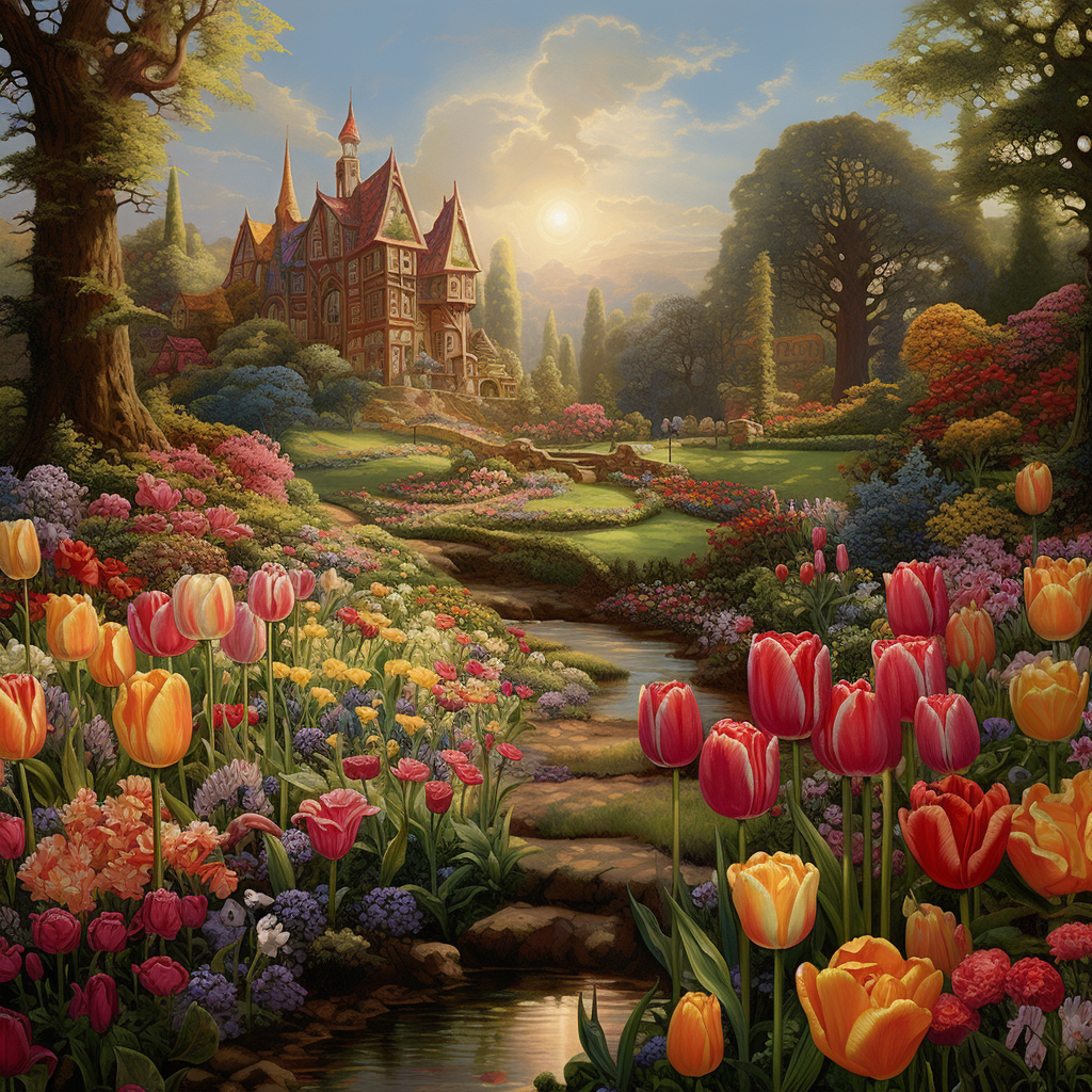 Reallynotsurennnjjjjjjkj A Large Garden With Lots Of Flowers Pa 6657306f 027b 479f 8719 23d4aa3ddd3c