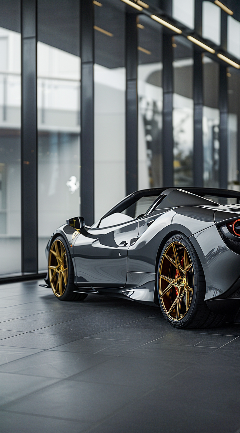 Reallynotsurennnjjjjjjkj A Gray Ferrari F8 Spider With Golden W 87cefb28 0a6c 4c16 B750 3d10267dfc53