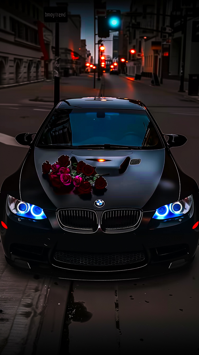 Reallynotsurennnjjjjjjkj Black Candy BMW M3 With Blue LED Headl 1752bf92 0571 4274 9464 7b4e322149e8