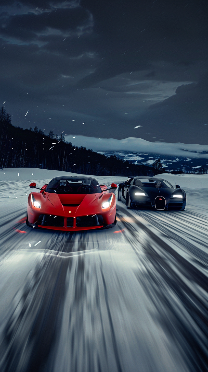 Reallynotsurennnjjjjjjkj Front Shot Of A Ferrari And A Bugatti F696f941 4da2 44bb 8176 2fc7d4509616