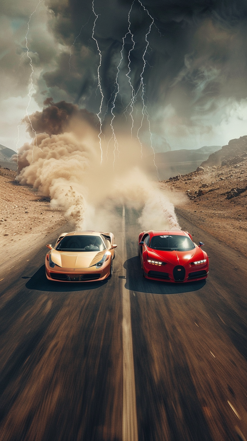 Reallynotsurennnjjjjjjkj Front Shot Of A Gold Ferrari And A Bug 7d457d0c 00b5 4ee6 9152 E38f351b170e
