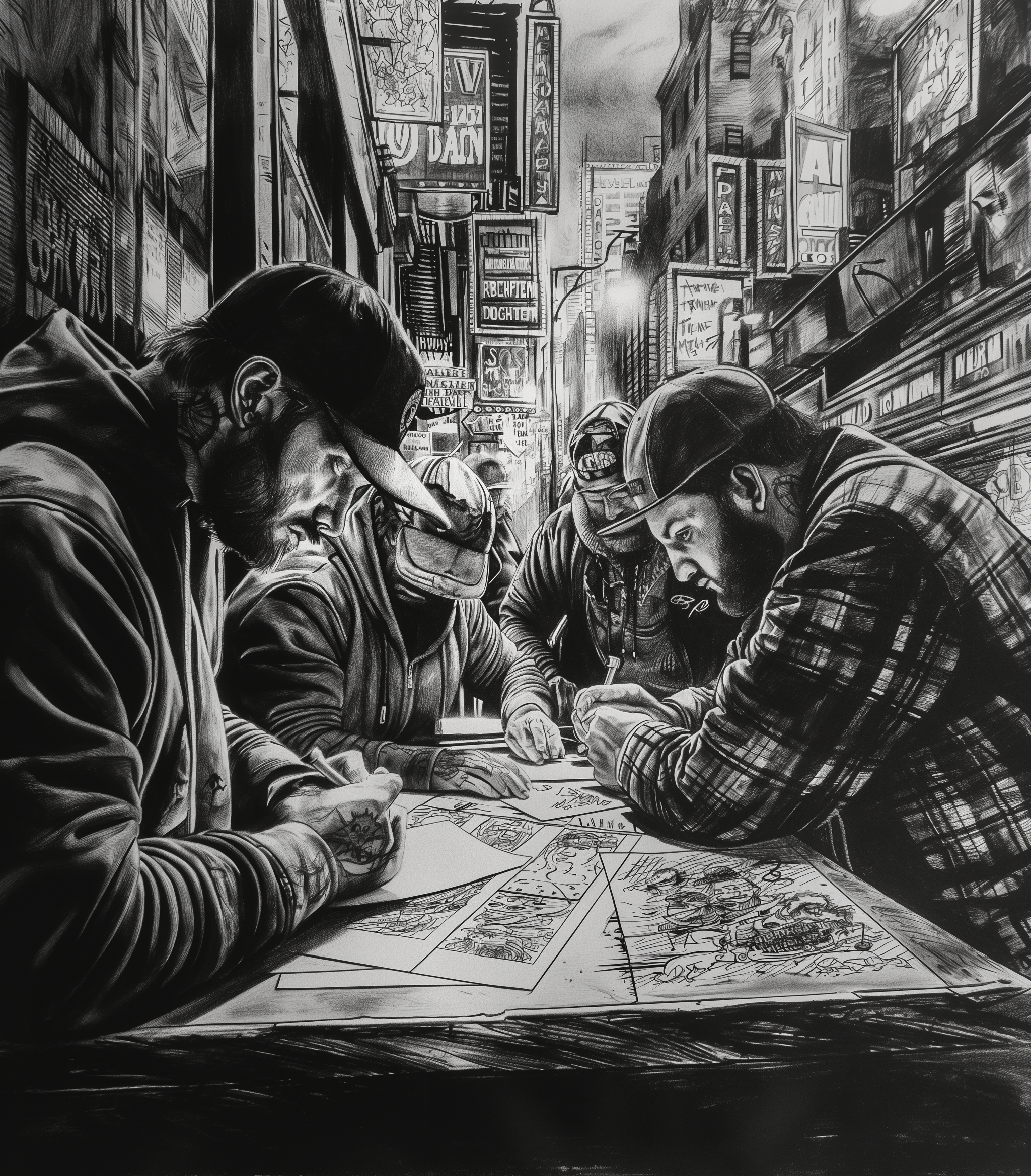 Reallynotsurennnjjjjjjkj A Black And White Pencil Drawing Shows 60404e64 2638 4f48 A9d9 A145ac9ab64d