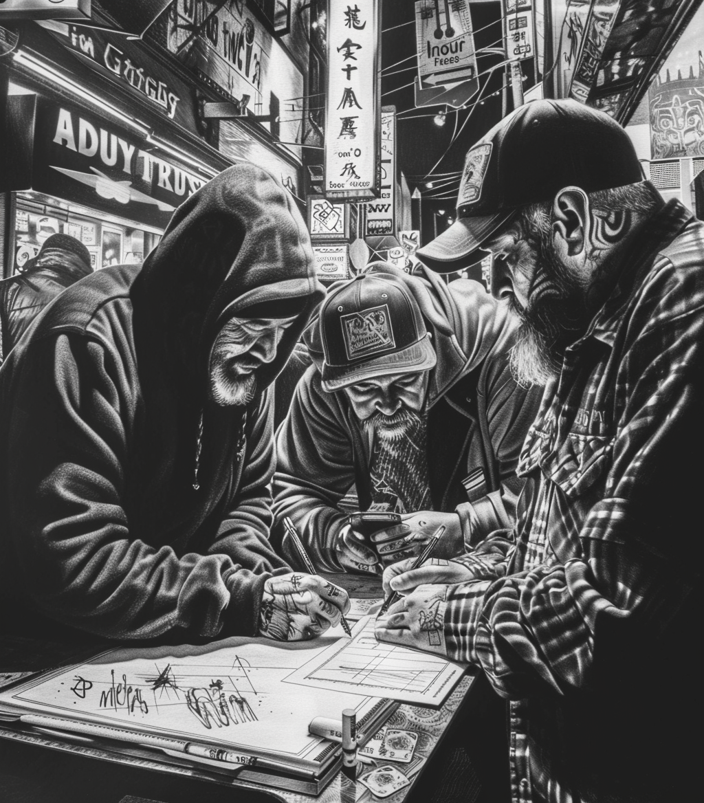 Reallynotsurennnjjjjjjkj A Black And White Pencil Drawing Shows 611eac51 8e16 48e6 8898 847533134622