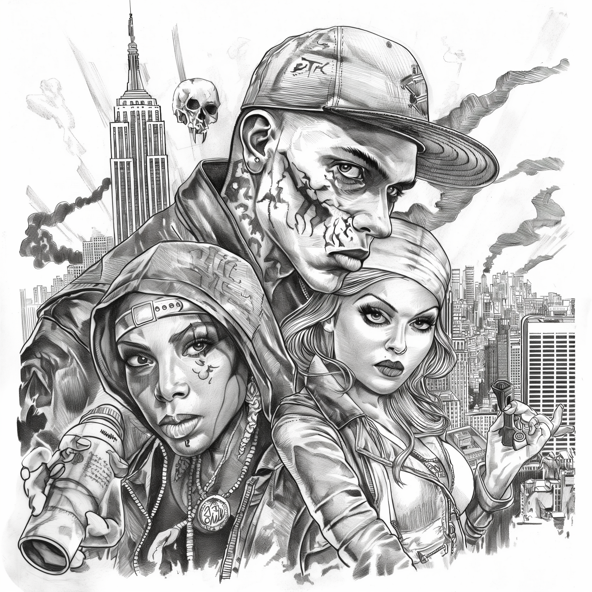 Reallynotsurennnjjjjjjkj A Pencil Drawing Of An Urban Gangster 0e3763c0 18c4 4381 9c86 15e713ed32f0
