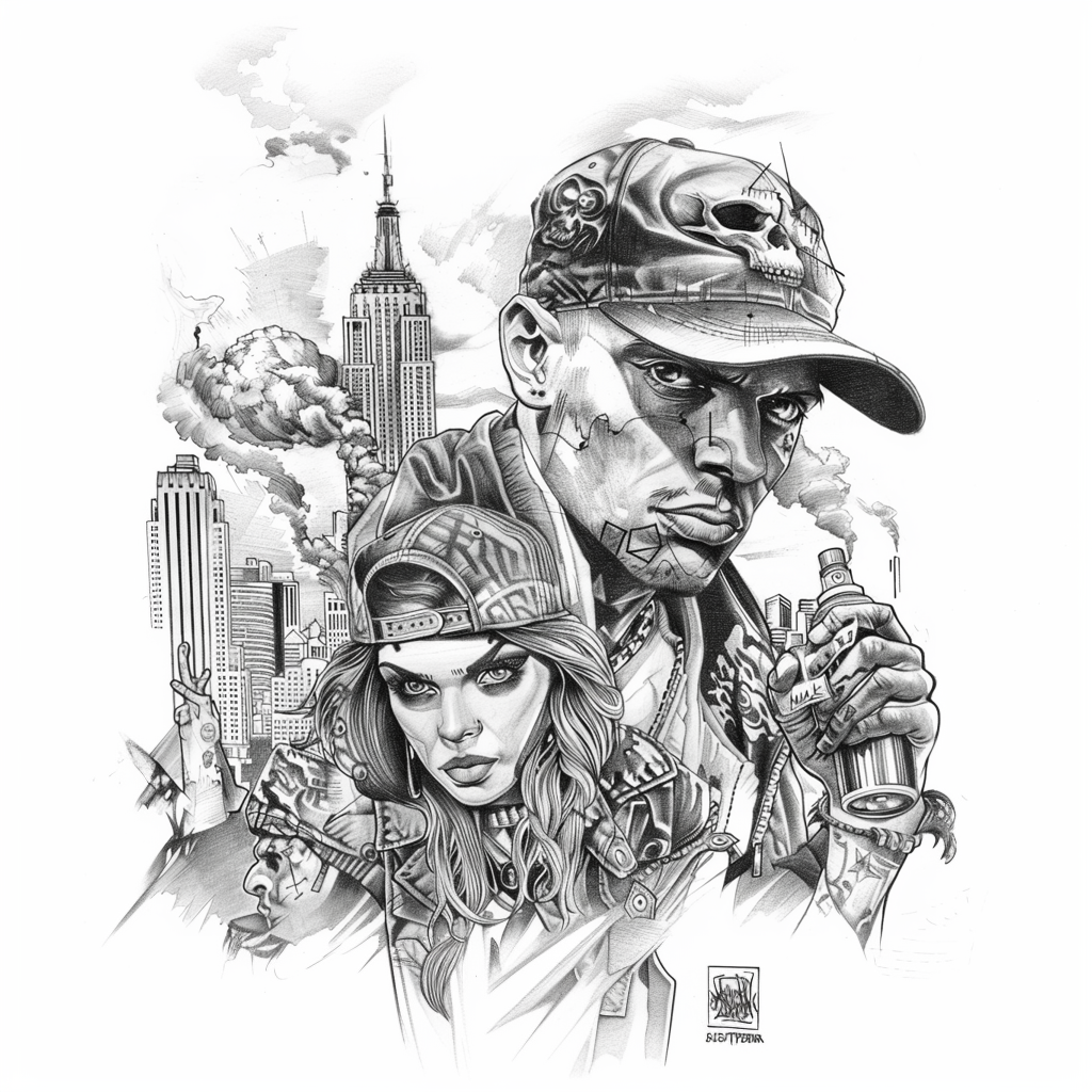 Reallynotsurennnjjjjjjkj A Pencil Drawing Of An Urban Gangster 55fe6fb5 F707 42e5 9199 C631177236b5