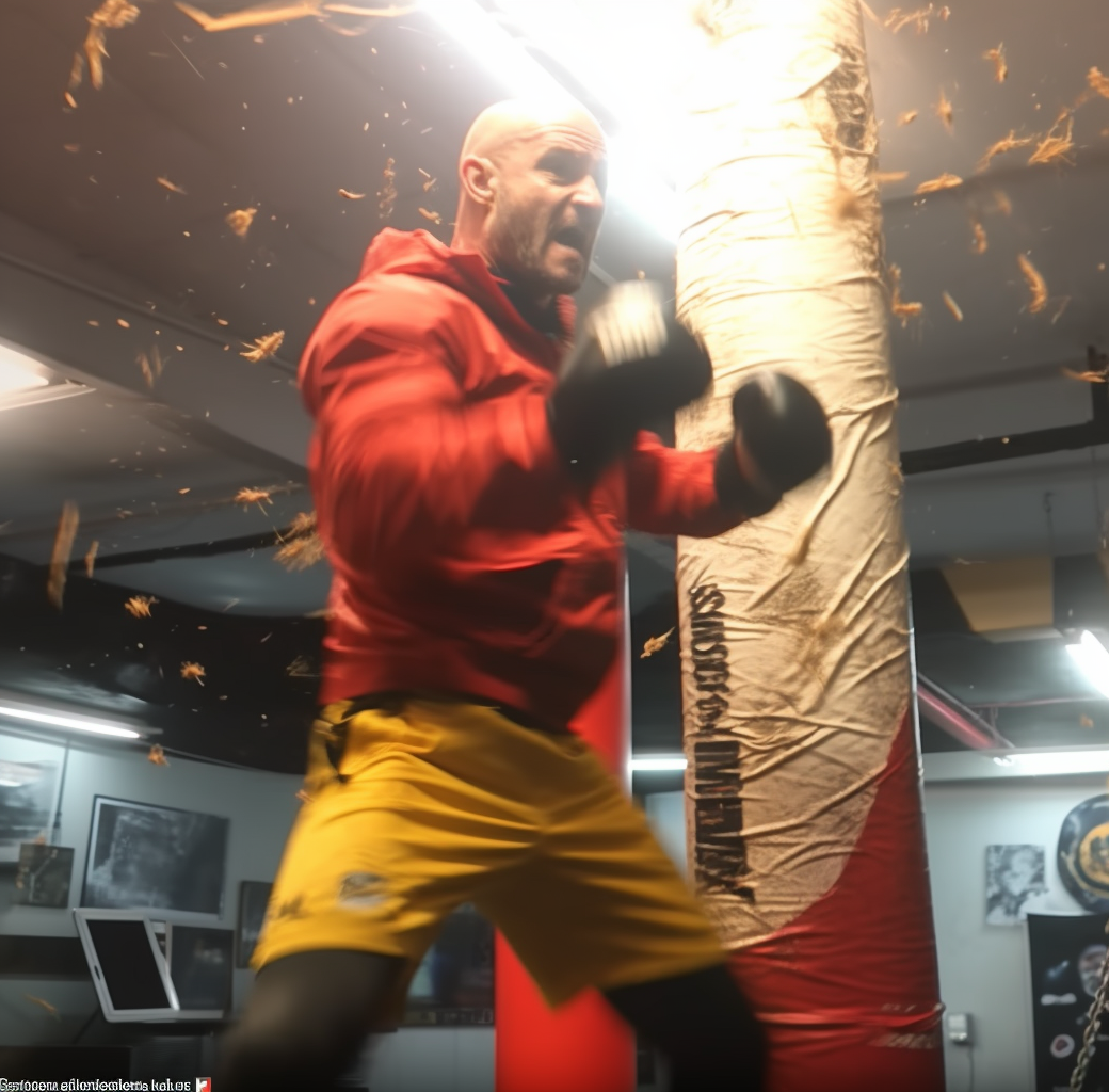 Reallynotsurennnjjjjjjkj A Man Is Throwing Punches At A Punchin A0901ba5 1655 465c A35c 9456da8a309e