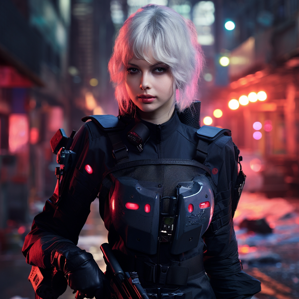 Reallynotsurennnjjjjjjkj Cinematic Still Cyberpunk Woman With W 61261ee2 3840 4ed9 9c32 7765ca37e027