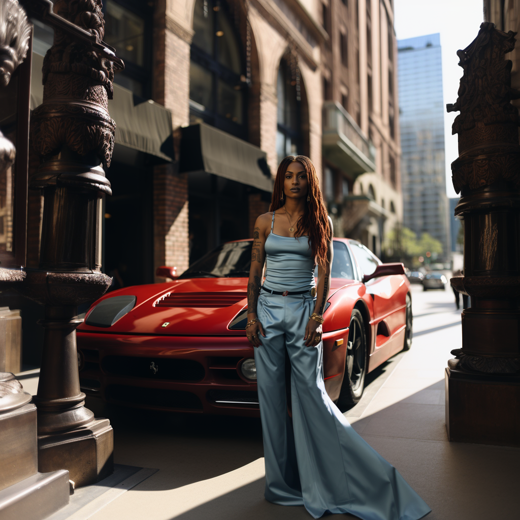 Reallynotsurennnjjjjjjkj Full Length Leaning On A Ferrari F50 C 18610b6d 4483 434d Acf9 2242fe1da332
