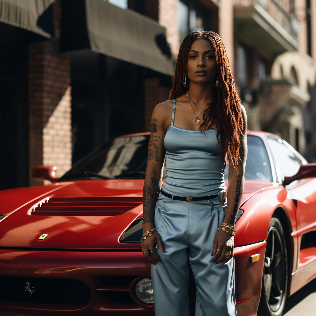 Reallynotsurennnjjjjjjkj Full Length Leaning On A Ferrari F50 C Cec7e6e6 3921 4df1 8223 4b1b84065eae