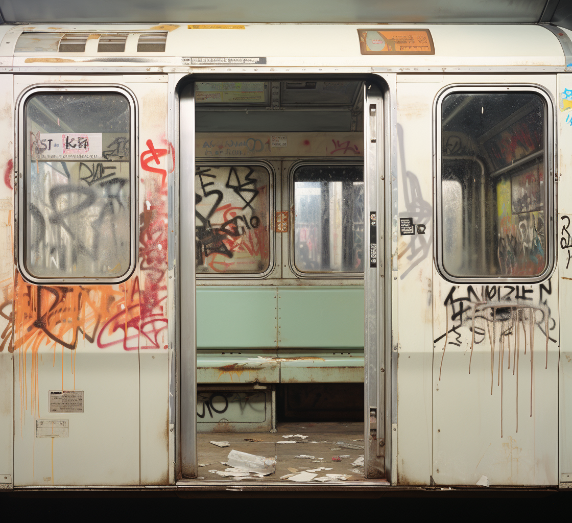 Reallynotsurennnjjjjjjkj Graffiticovered Door To A Subway Car I 0c102b43 2fbf 432a 9f84 36c208c33120