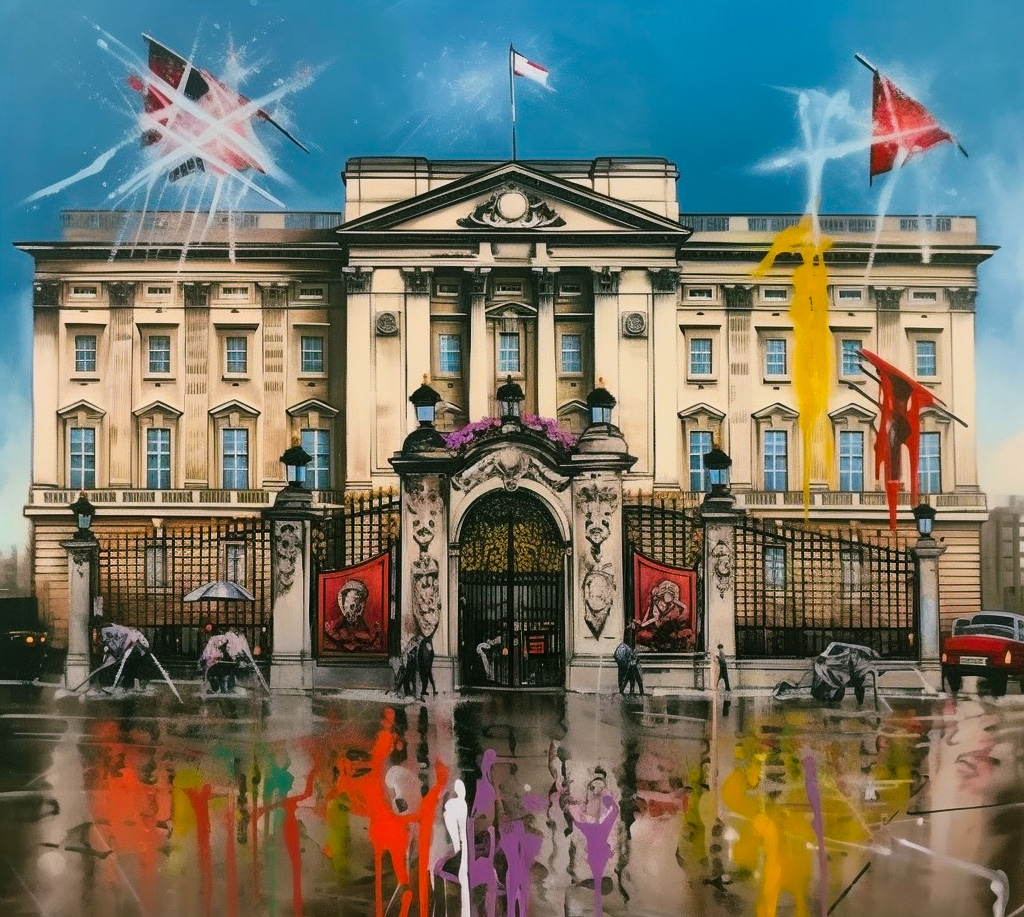 Reallynotsure Buckingham Palace Covered In Graphitti Massive De De6cd79f 6b4e 4a92 9af8 B1924f79dcd3
