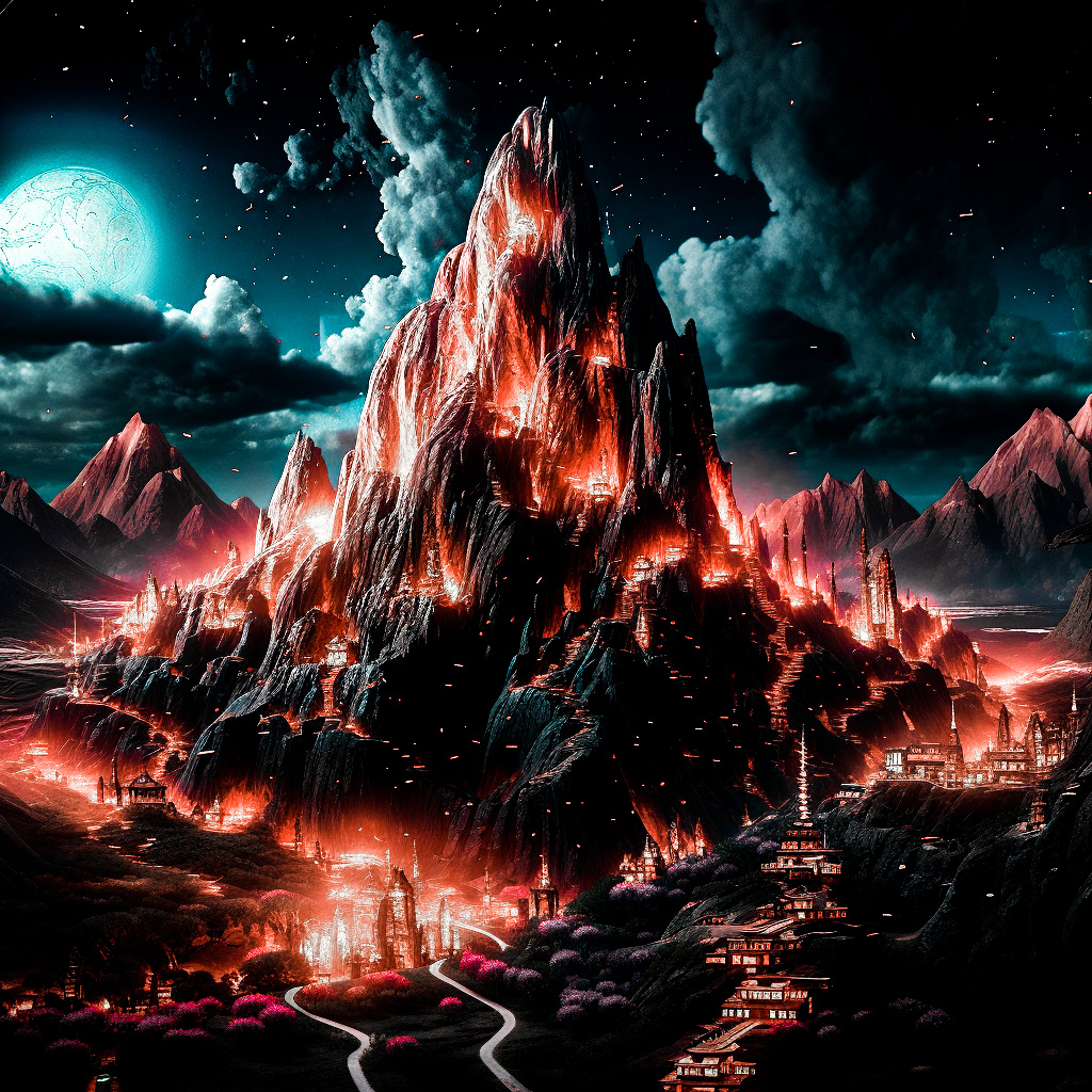 Reallynotsure A Mountain In The Style Of Hyper Realistic Sci Fi 3384f823 Fb6d 49e5 A3a0 601e5ed4be92