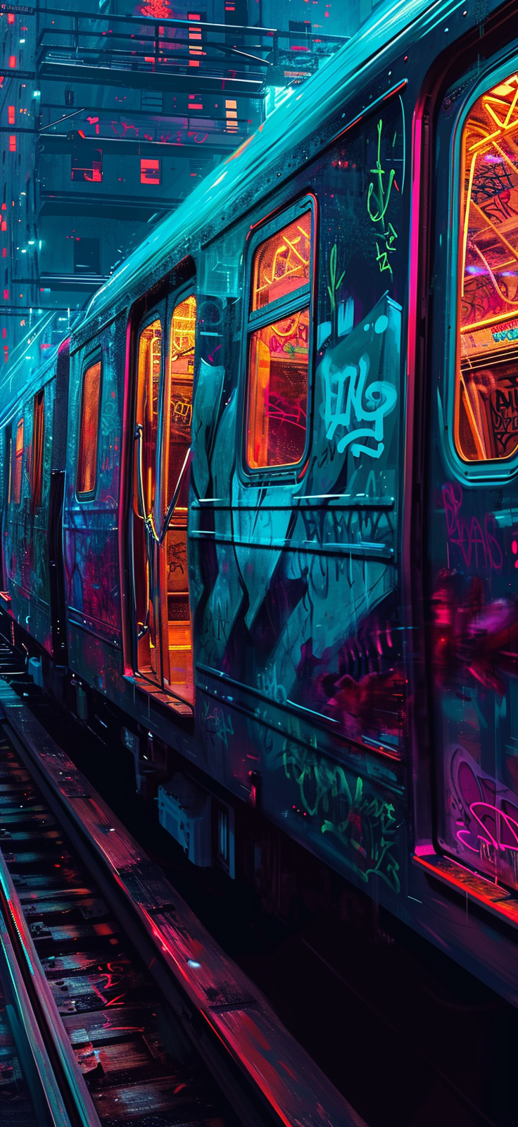 Reallynotsurennnjjjjjjkj A Train With Graffiti Tucked In On Its 42eb037f 1f44 444c Af6b F2c4962acc27