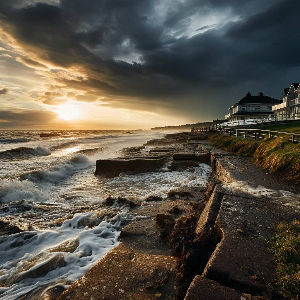 Reallynotsurennnjjjjjjkj Bexhill Uk Stormy Sea View Dawn In Sum Bc632d7d 477c 4224 B159 B604eb304cba