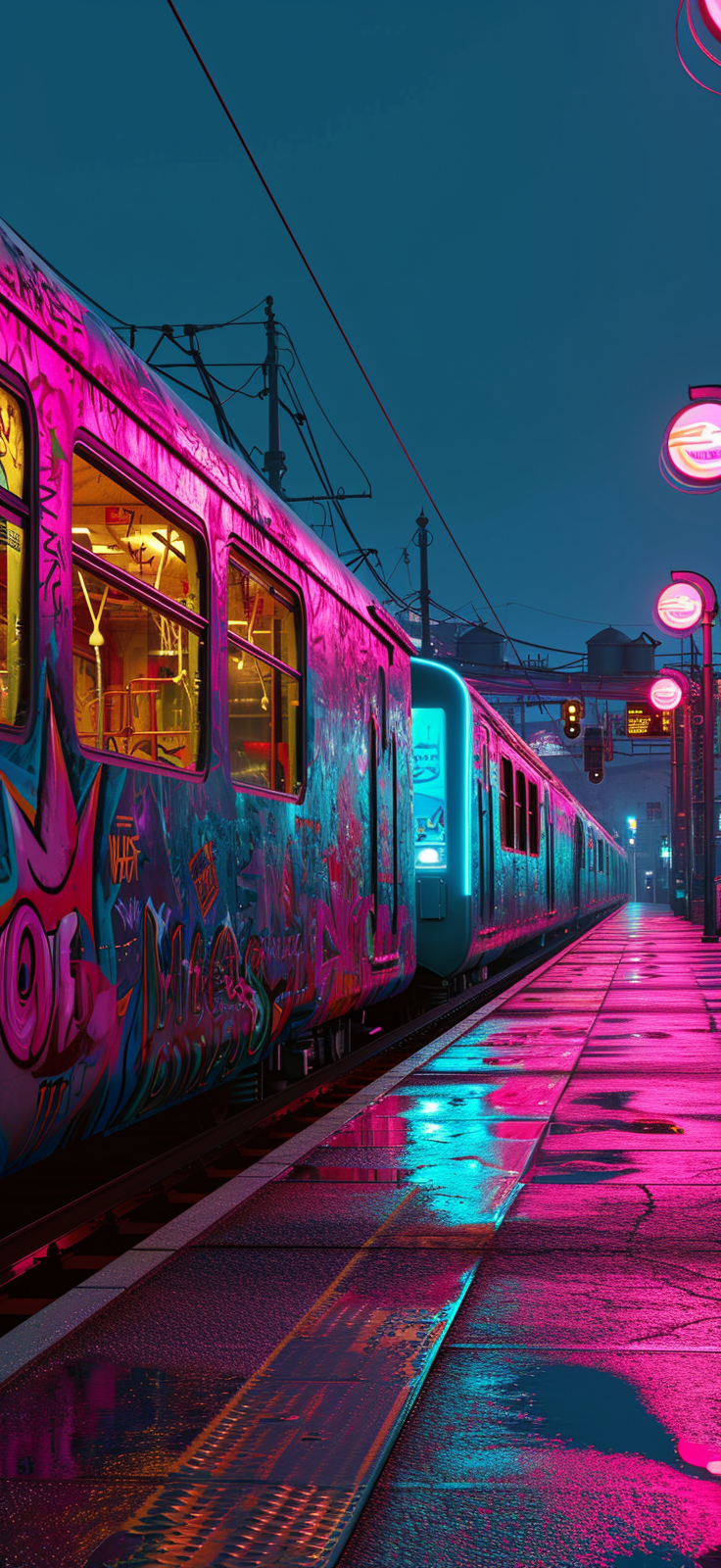 Reallynotsurennnjjjjjjkj Graffiti Covered Passenger Train In Th D68d932e 3a66 4308 88ca 4f2ec1369acc