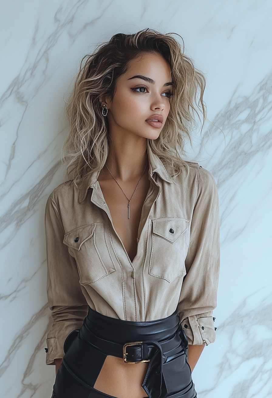 Reallynotsurennnjjjjjjkj A Glamorous Influencer Wearing A Beige Cf317592 0fcd 44e5 Ab2a Daa9837a5d19
