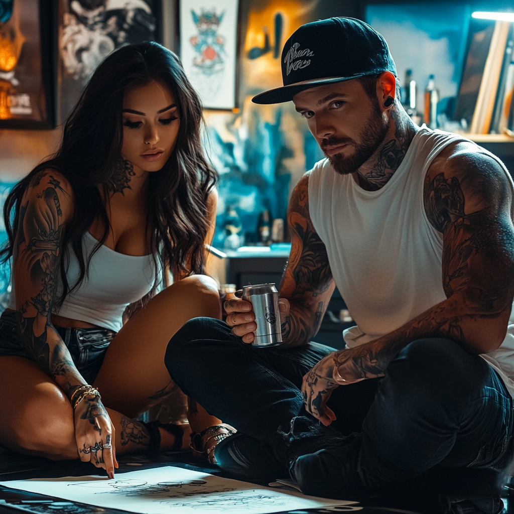 Reallynotsurennnjjjjjjkj A Tattoo Artist With Tattoos Wearing B 6f335f07 4598 410a 838e D3ddaa45d24c