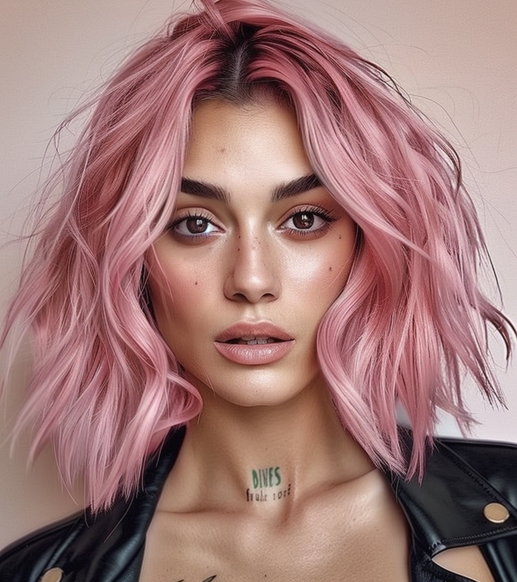 Reallynotsurennnjjjjjjkj Dua Lipa With Pink Hair Shoulder Lengt A9f462ee E163 43e9 Abec 1848dcb4e8d1