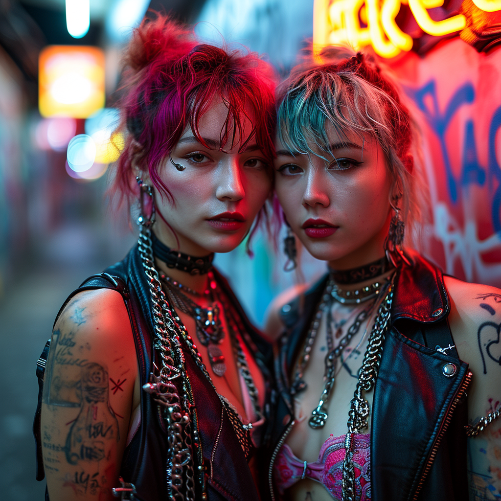 Reallynotsurennnjjjjjjkj Two Fierce Rock Chicks In A Neon Lit G 3674a900 7a0a 41a0 A1ff 1641674f685e