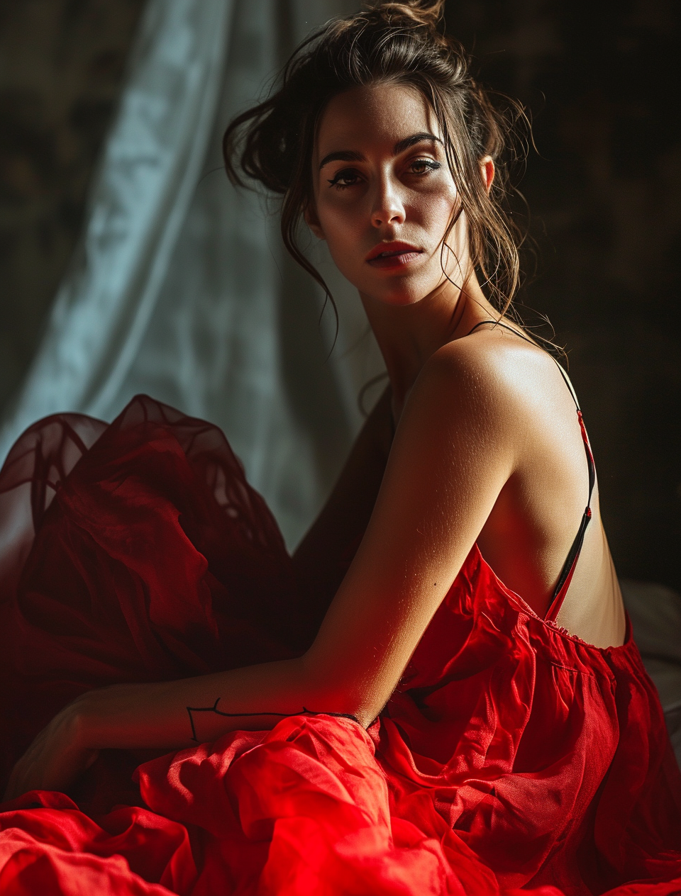 Reallynotsurennnjjjjjjkj A Beautiful Woman In A Red Dress Is Po C4aa2a84 D8d8 4404 Bdc0 Fc77a320f8ff