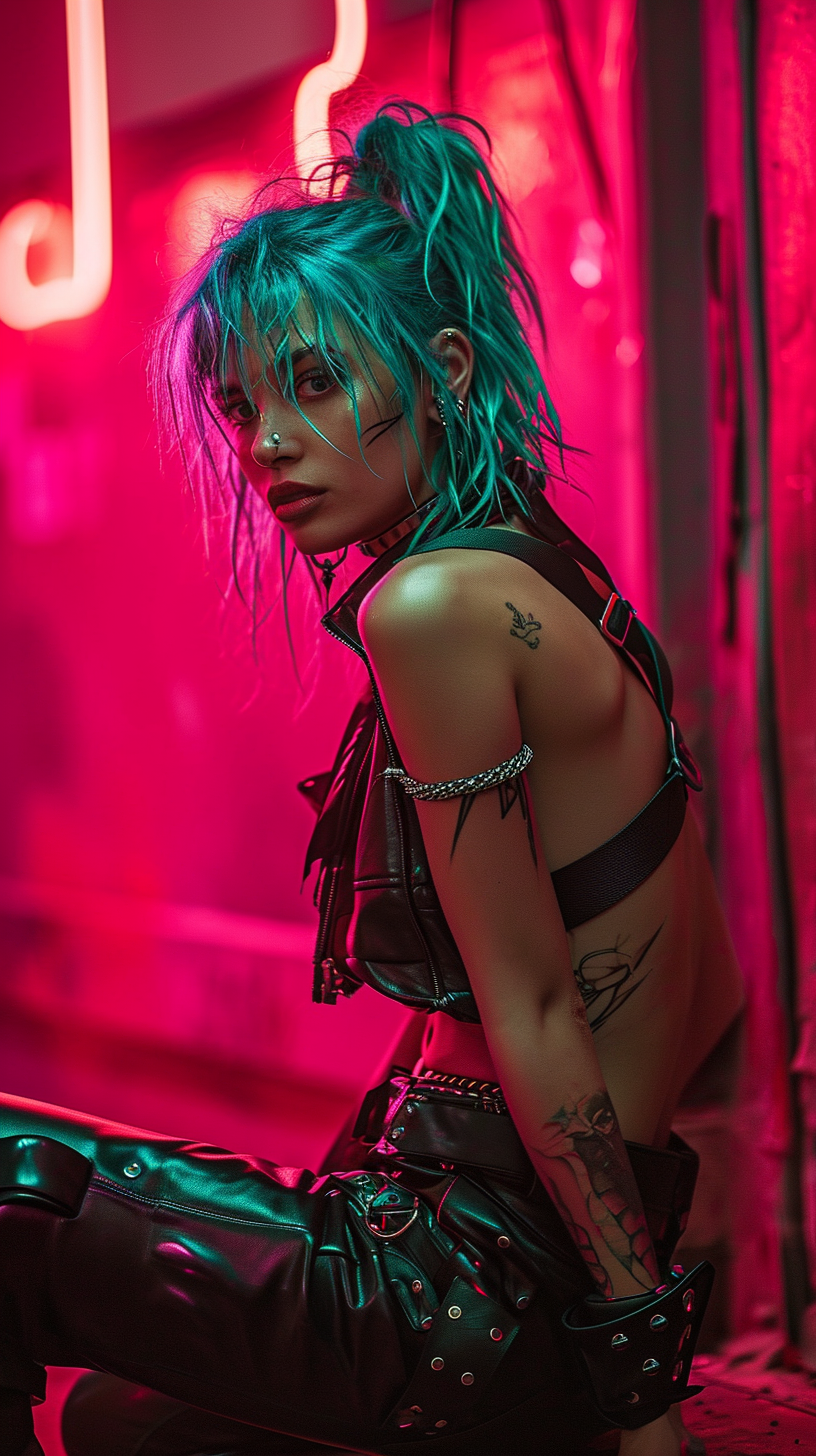 Reallynotsurennnjjjjjjkj A Stunning Model Woman With Neon Blue A779db48 A99a 4eec A5b5 D33a4653e5c4