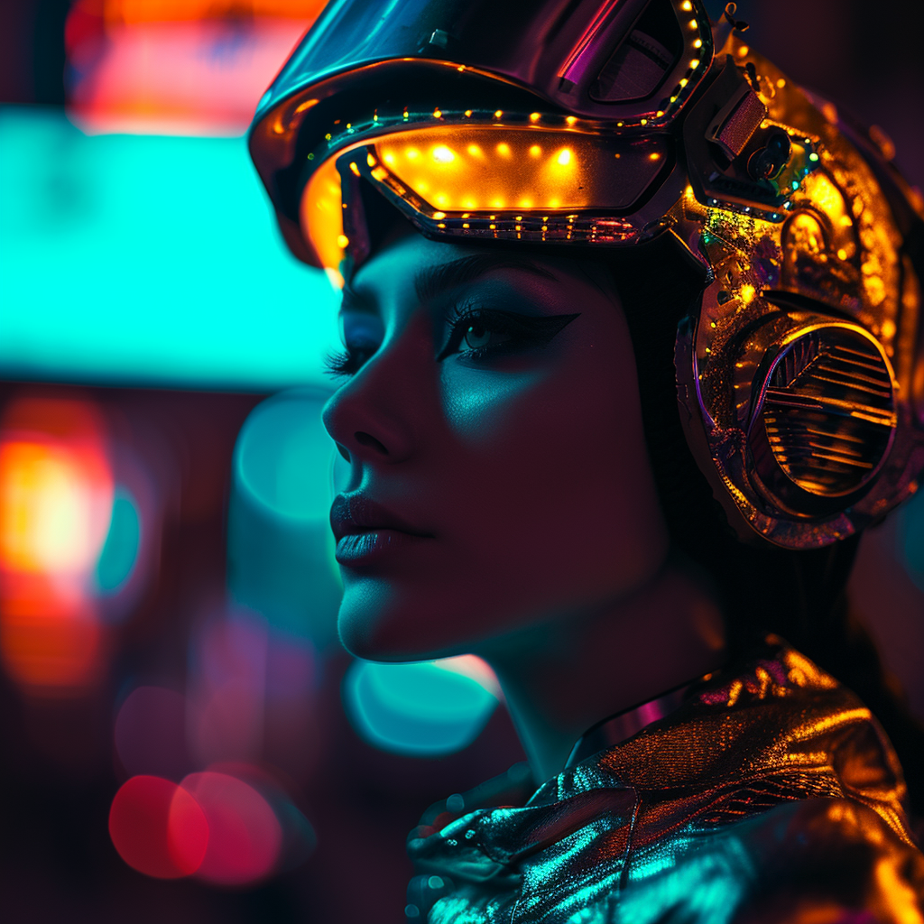 Reallynotsurennnjjjjjjkj A Woman In A Futuristic Makeup And Hea 50f13421 E56f 4d00 9a49 57f5011f441a