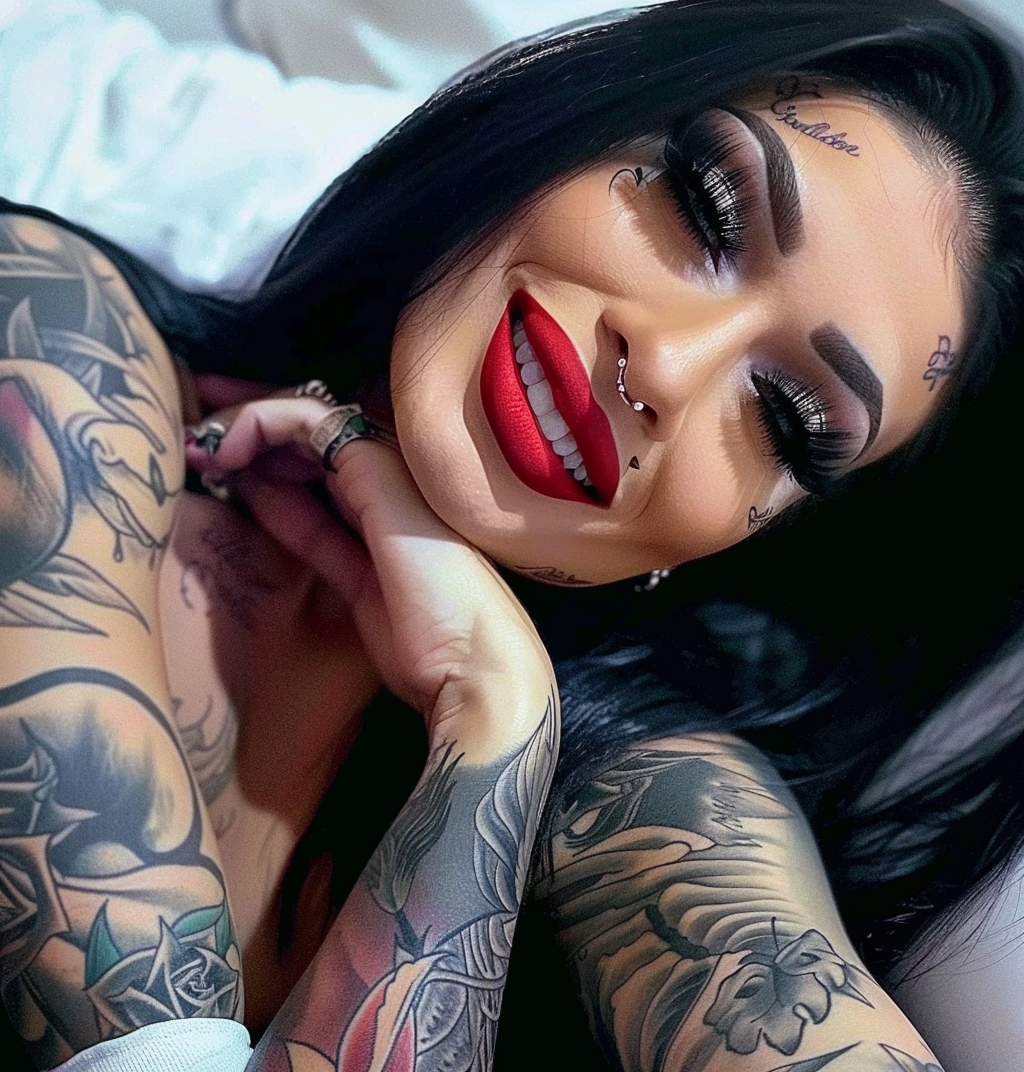 Reallynotsurennnjjjjjjkj Beautiful Tanned Tattooed Woman With L E45bf212 Fffc 4342 92f3 E280d3cfccdf