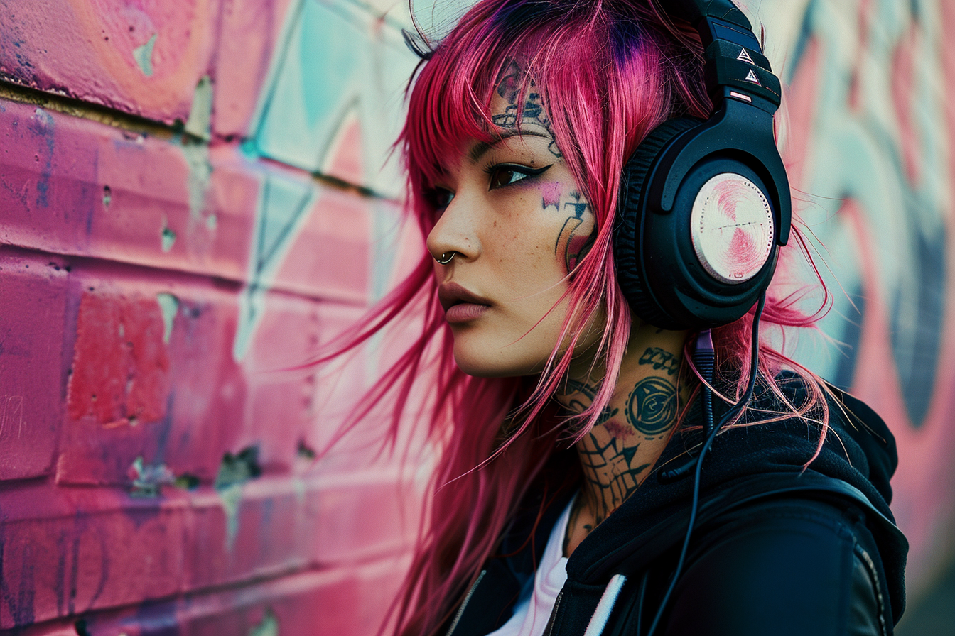 Reallynotsurennnjjjjjjkj Chic Hippie Woman In Pink Hair With He 5145b4f9 718b 4a7c 9357 Cb681ec047d9