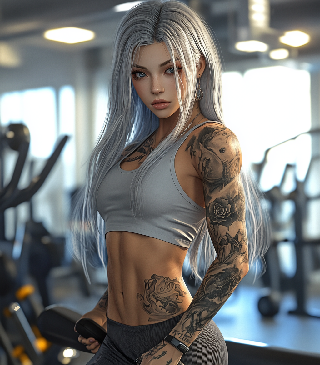Reallynotsurennnjjjjjjkj Tattooed Anime Woman With Long Grey Ha 55e321e6 02a8 4ea7 A91e Ca56f3810ddb