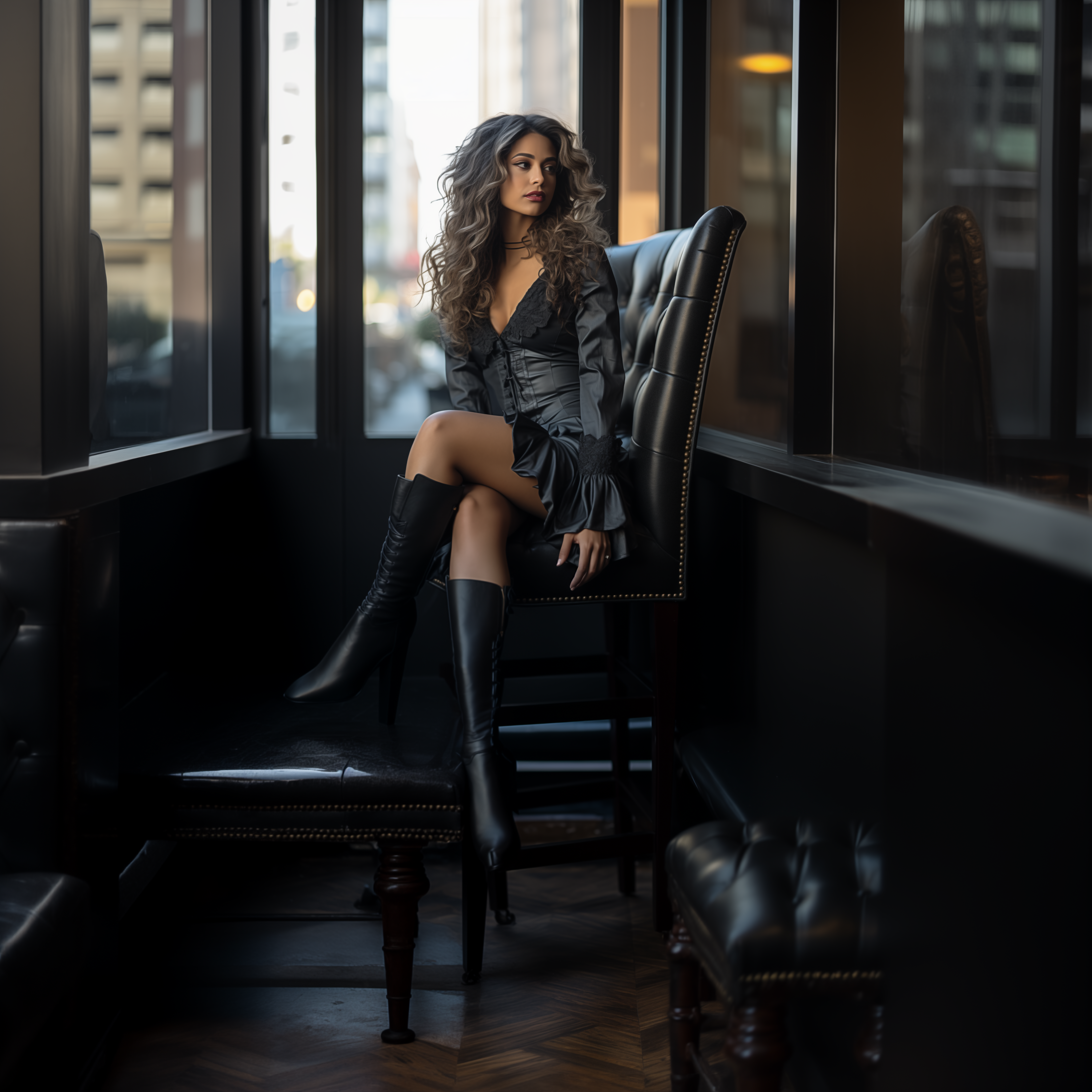 Bestreallynotsurennnjjjjjjkj A Woman Is Sitting On A Bench Wearing 824f3584 80df 4e9e B7df D1b97eded76d