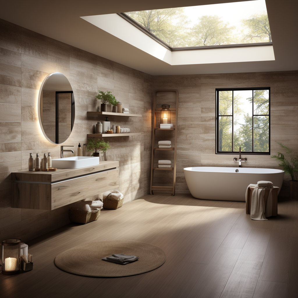 Reallynotsurennnjjjjjjkj A Bathroom With Wood Tile Throughout T Ebcf56ae 7a95 4cba A4dd 163f48e65dfa