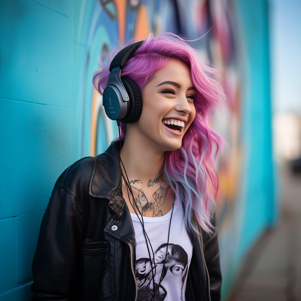 Bestreallynotsurennnjjjjjjkj A Woman Smiling With Headphones And Pi E3669f2e D773 46ba 9efa 50b7c86a5f72