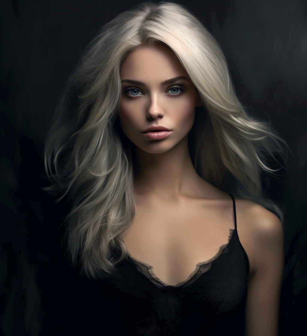 Reallynotsure A Blonde Blond Hair Woman In A Black Dress In The 3e8e7efc D274 4cfb 88f3 183cea2592ca