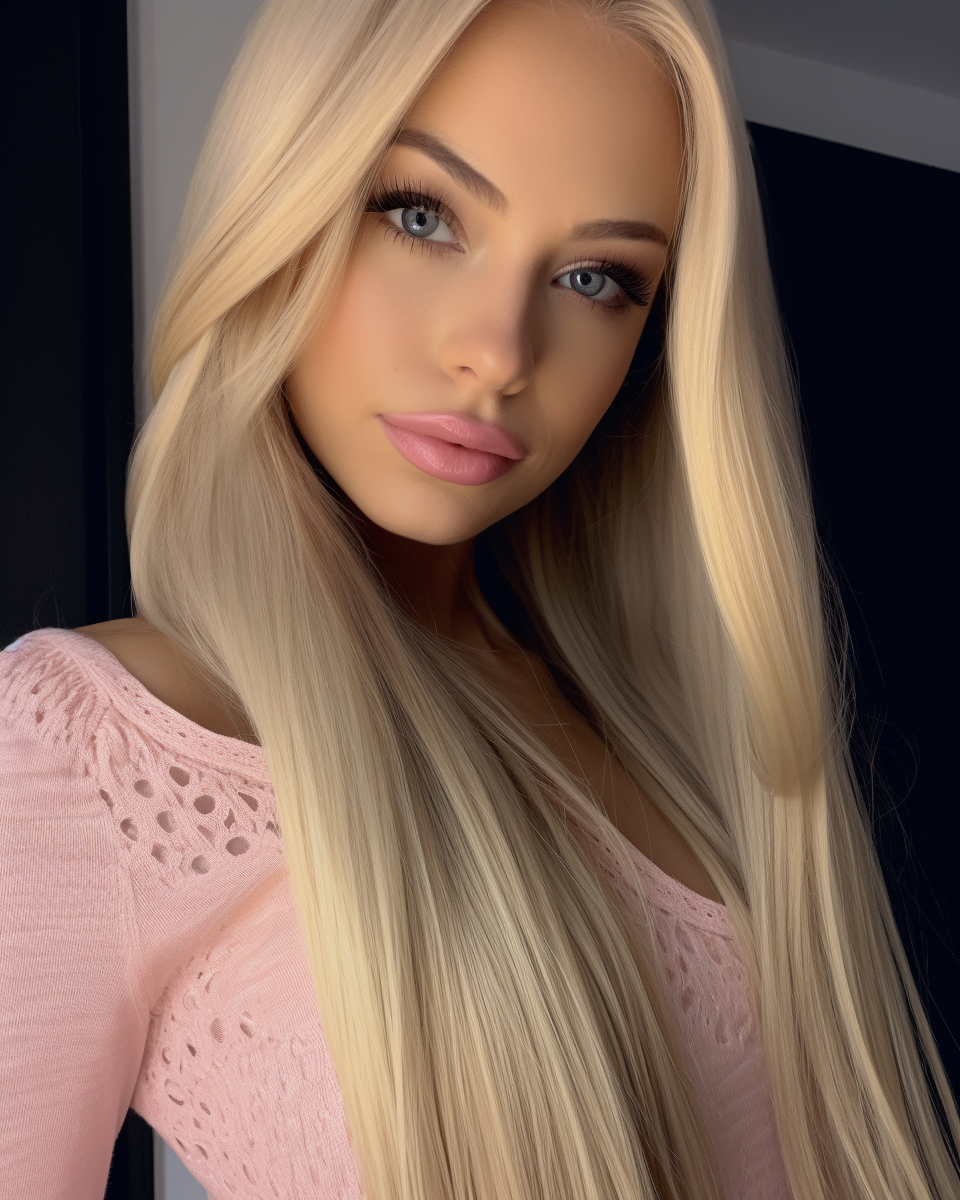 Reallynotsurennnjjjjjjkj A Blond Girl Posing With Her Long Long B1f24af3 08d0 449c B971 393518204e9d
