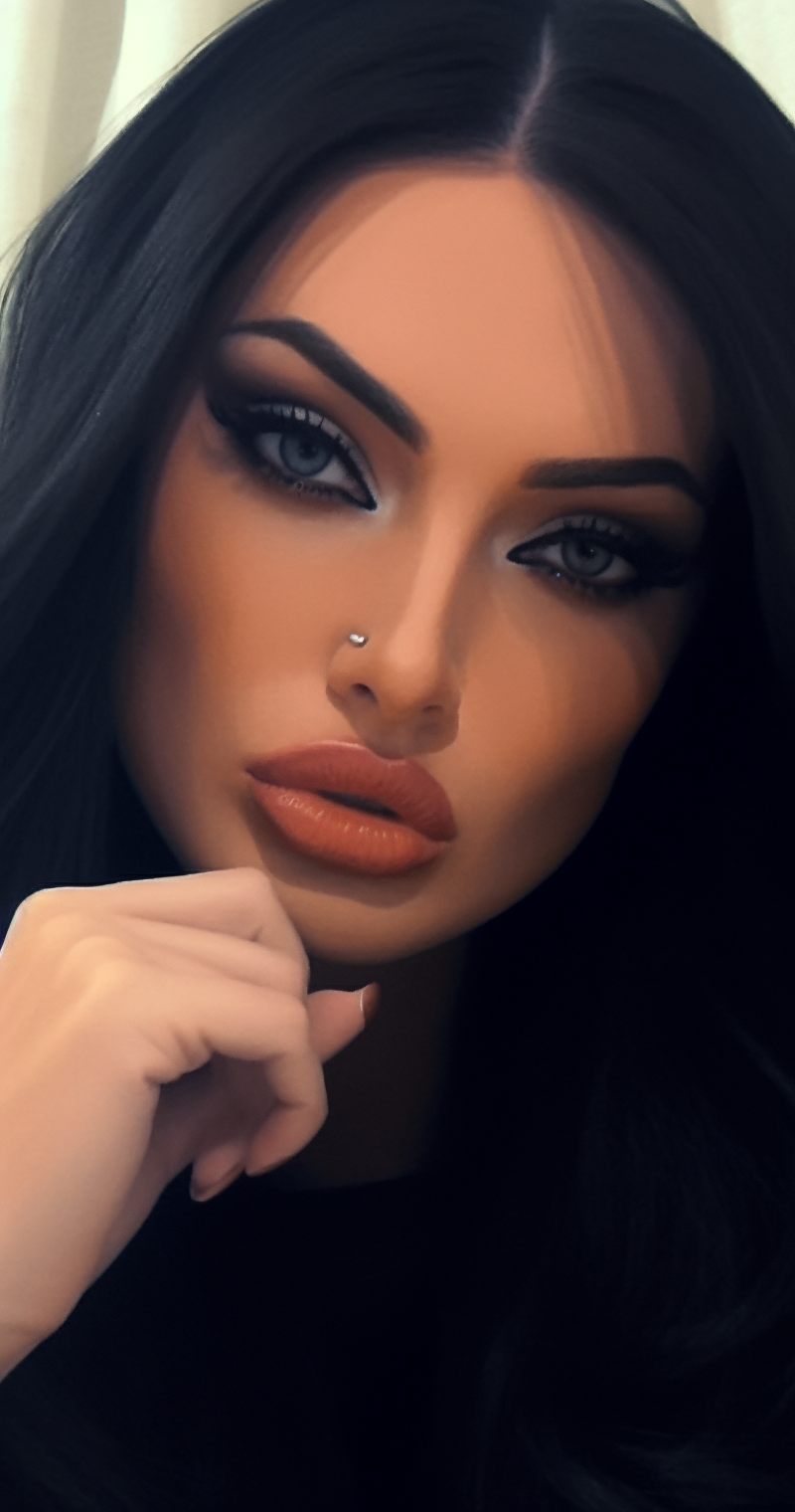 Reallynotsurennnjjjjjjkj A Woman With Long Black Hair And Bold 7dc76bbe 7ce3 4d7f A350 61ff9d875754