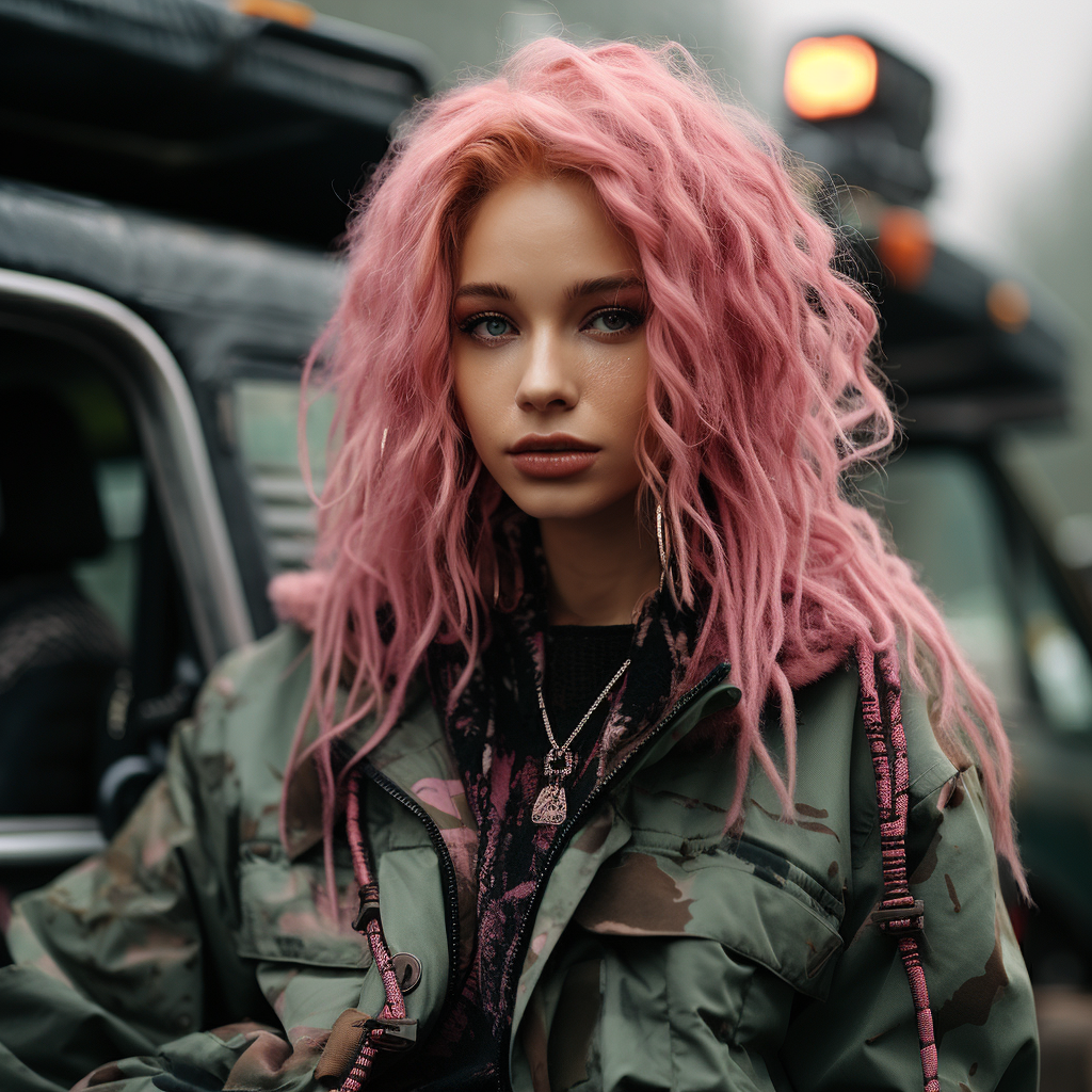 Reallynotsurennnjjjjjjkj A Woman With Red Hair And Pink Dreadlo F97882e1 5e8b 42a3 9850 C0454a9be38f