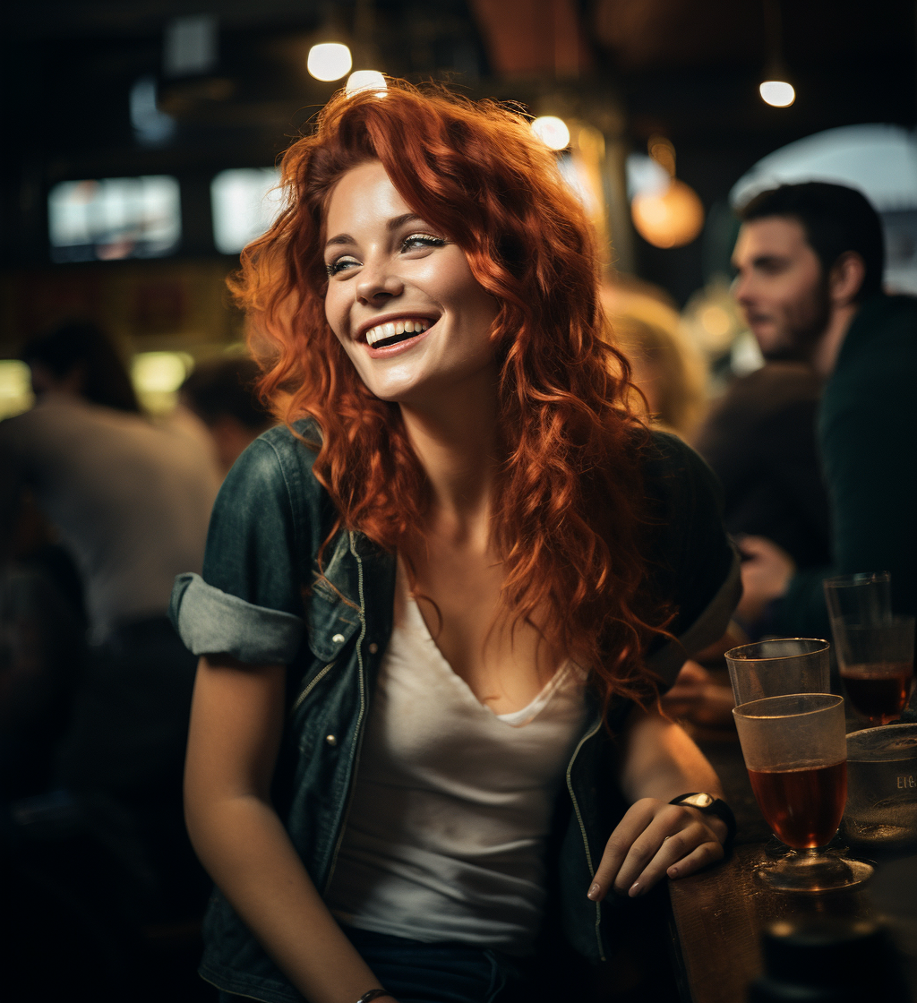 Reallynotsurennnjjjjjjkj A Woman With Red Hair Laughing And Smi 3d9acd9a 740e 427c 8e2f 5b4e917c1da3