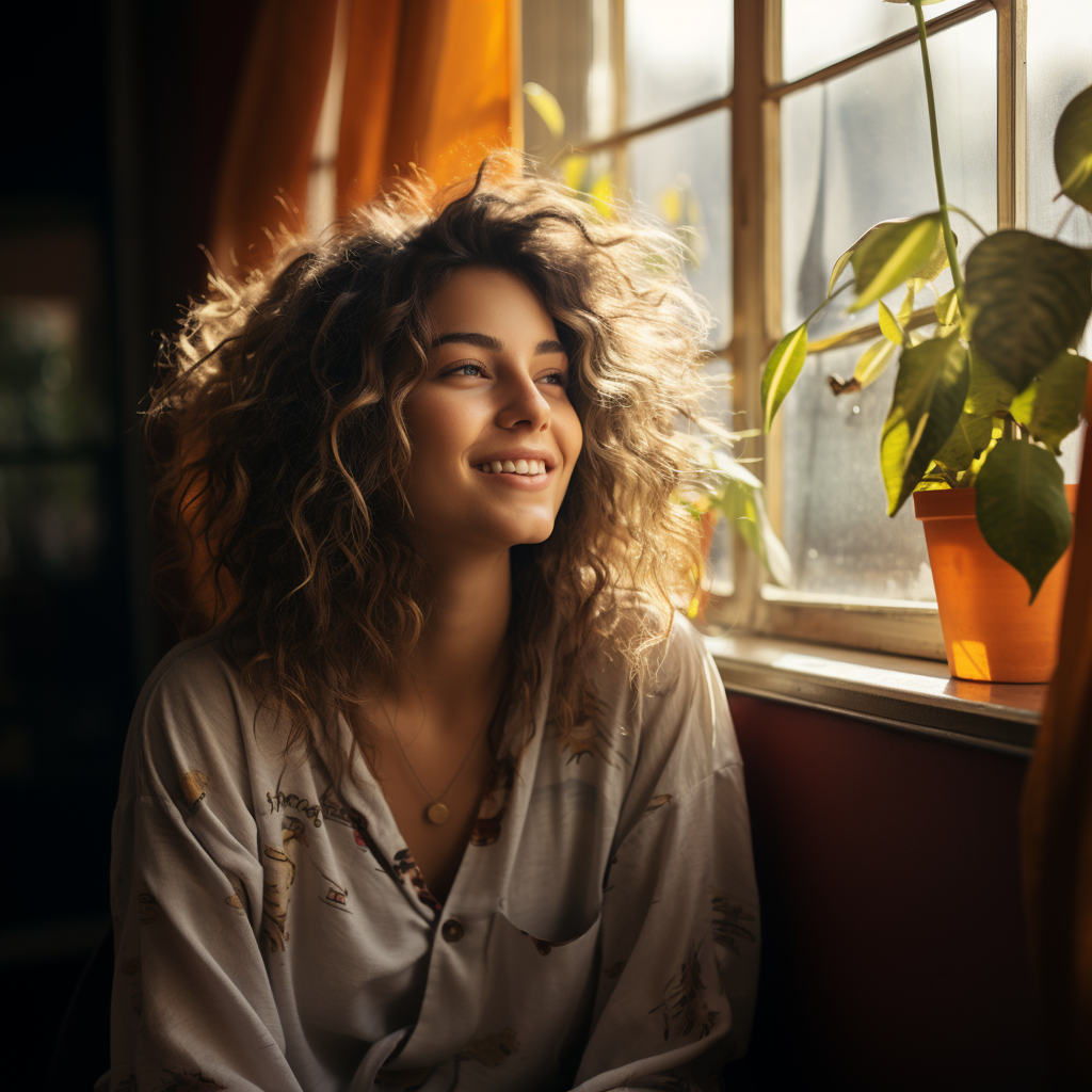 Reallynotsurennnjjjjjjkj Relaxed Young Woman With Coffee Cup Si 111ce780 E38b 4e8c 98ae 0ddb4f7cc511