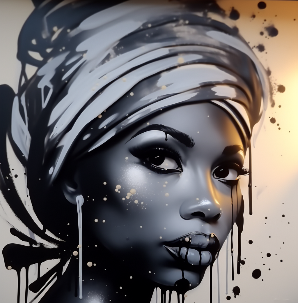 Reallynotsurennnjjjjjjkj Spray Paint On Paper Girl Black Women 4b04cd62 68a5 4377 98a3 00b1d1ef6297