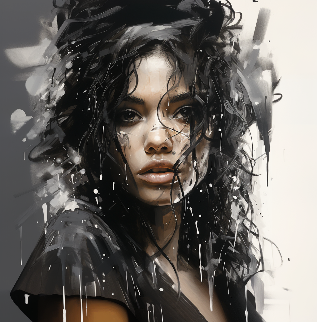 Reallynotsurennnjjjjjjkj Spray Paint On Paper Girl Black Women 61eeee0b 0395 4145 B16e C302ee41e3f2