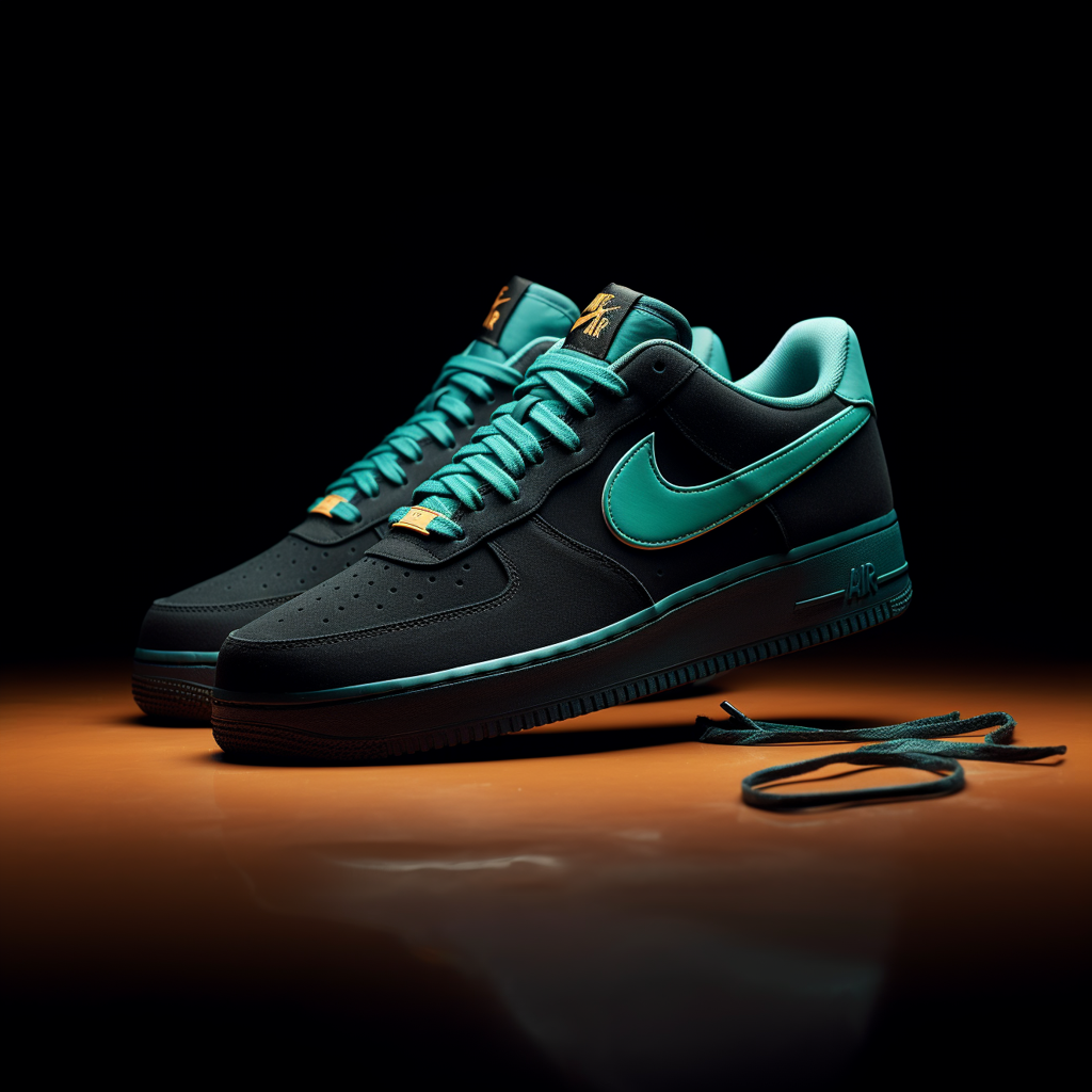 Reallynotsurennnjjjjjjkj Photo Of A Air Force 1 Low Black Teal E494cbf4 A81f 45df 9c20 33684284c767