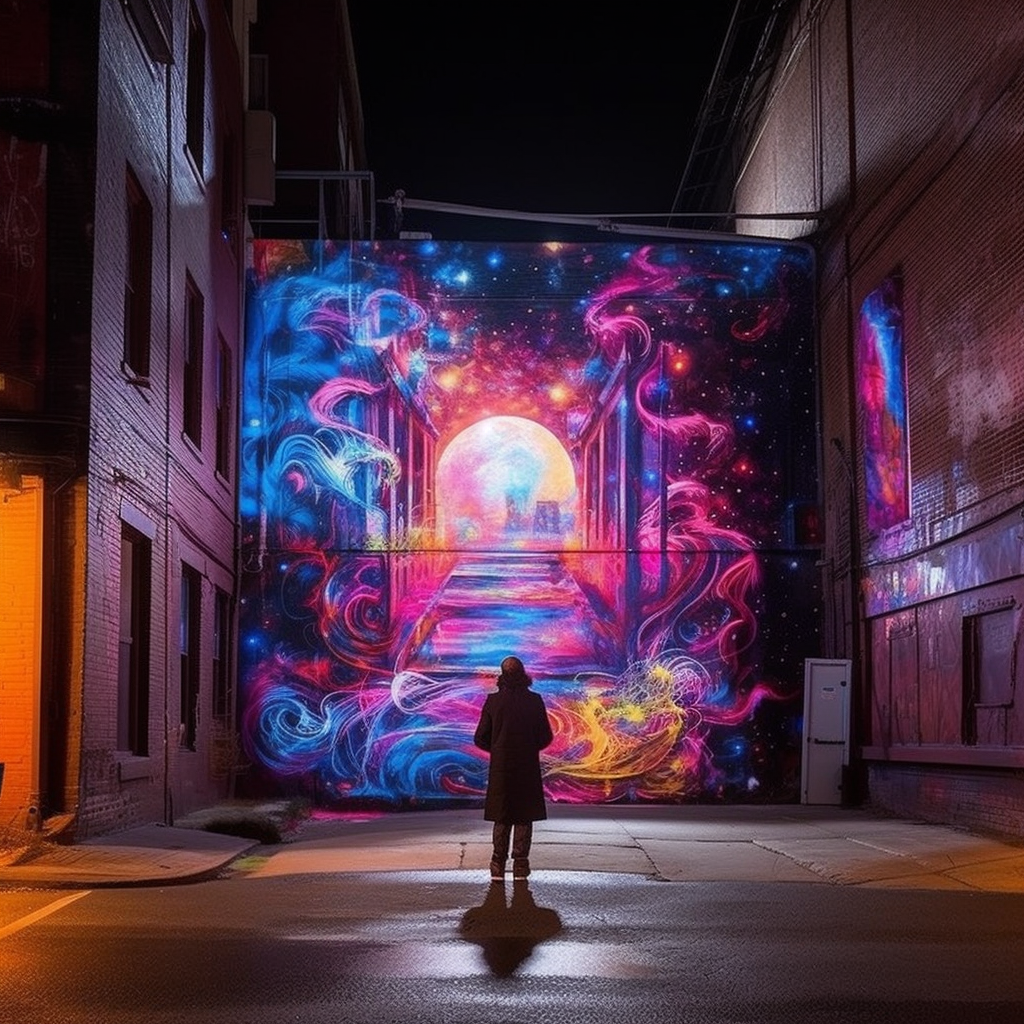 Reallynotsure An Elusive Street Artist Shrouded In A Neon Lit A Be76ca71 1ba7 46fd 9218 Dd913c5bb117