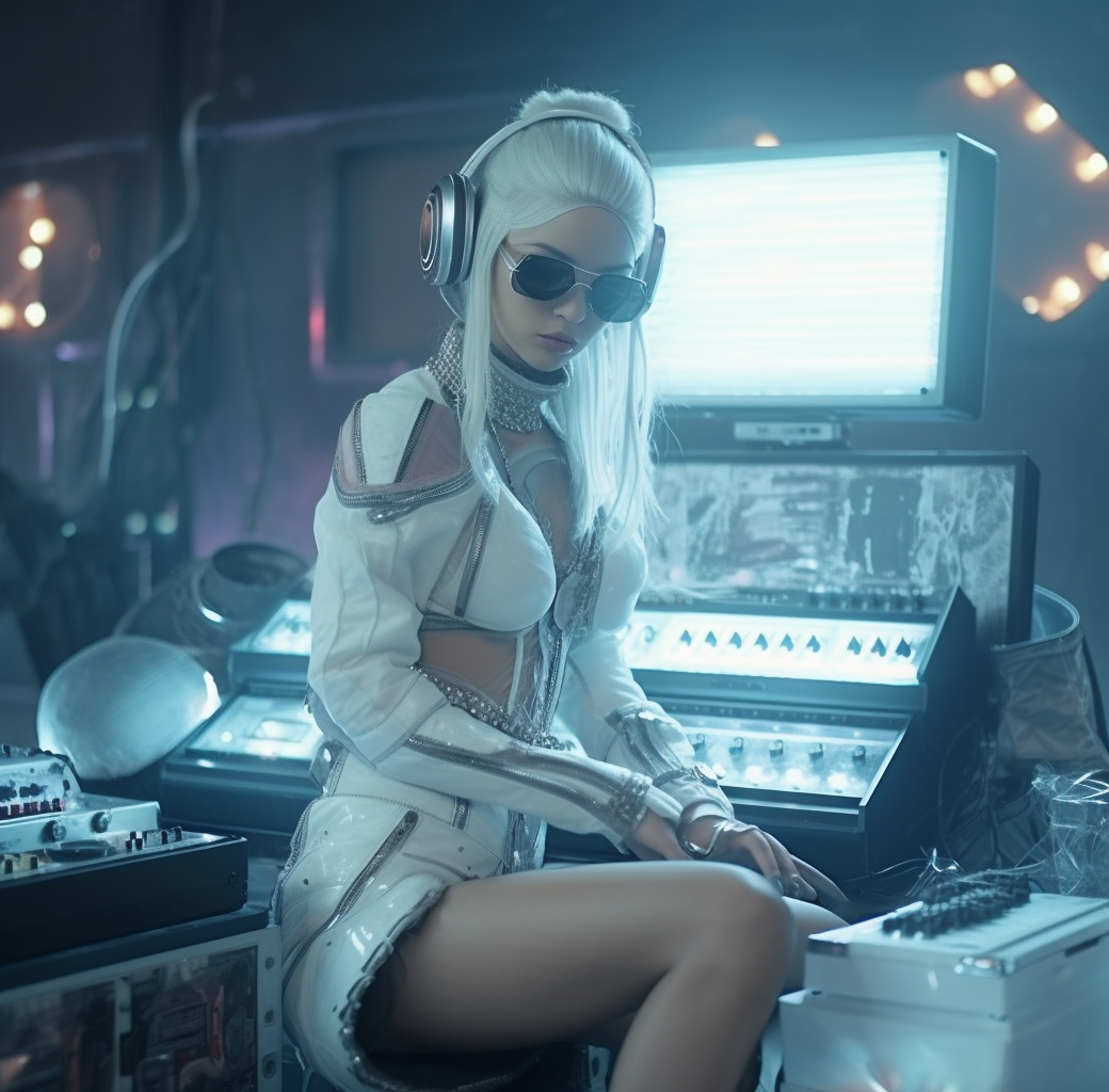Reallynotsure A Female Model In A Futuristic Outfit In Front Of 0a953b19 3794 480e 953a 0c7b041ecc3d