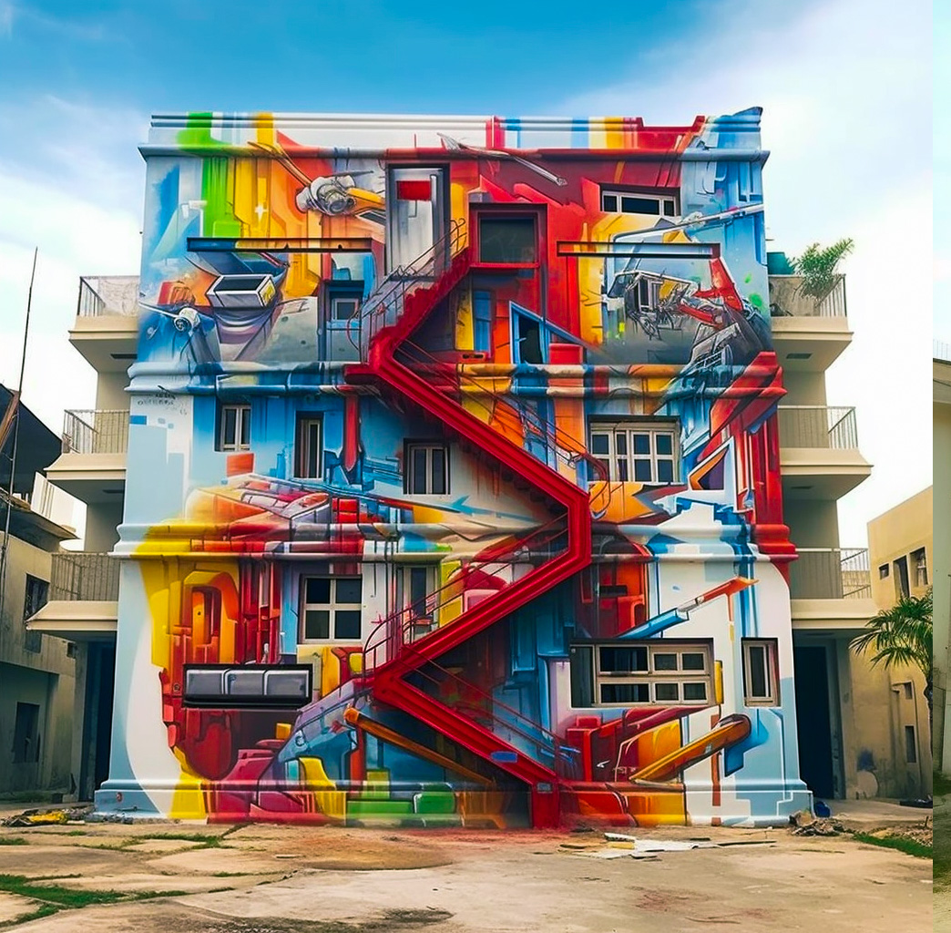 Reallynotsure A Massive House Covered In Graphitti Massive Deta 1515e75c 9e2e 45c9 8deb Bbda51f4307c