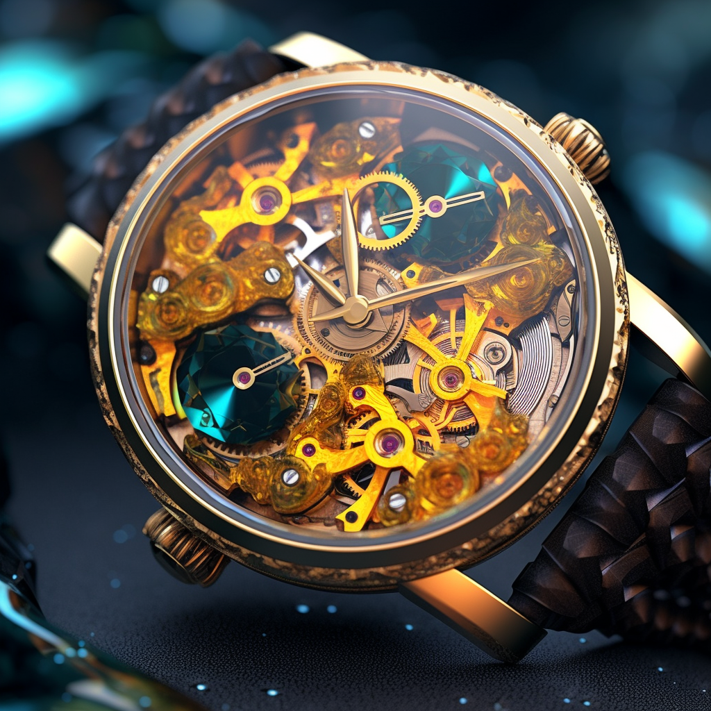 Reallynotsure A Watch With Yellow Rhinestones And Crystals On I Fc4d927b B0e1 4244 B3a4 Bb2719b034d9