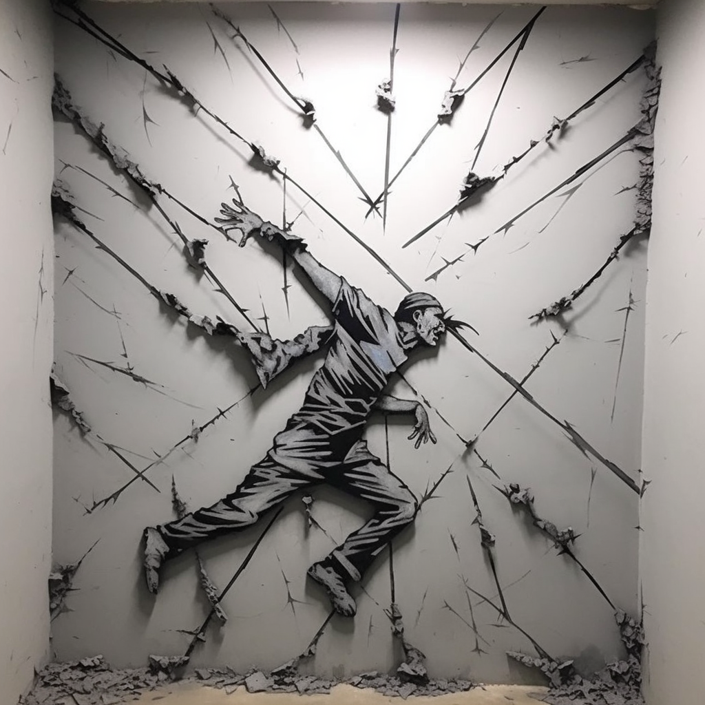 Reallynotsure Banks Art In This Captivating A Banksy Inspired S Df4970b1 D89d 4665 80b4 Cf8d7679eb87