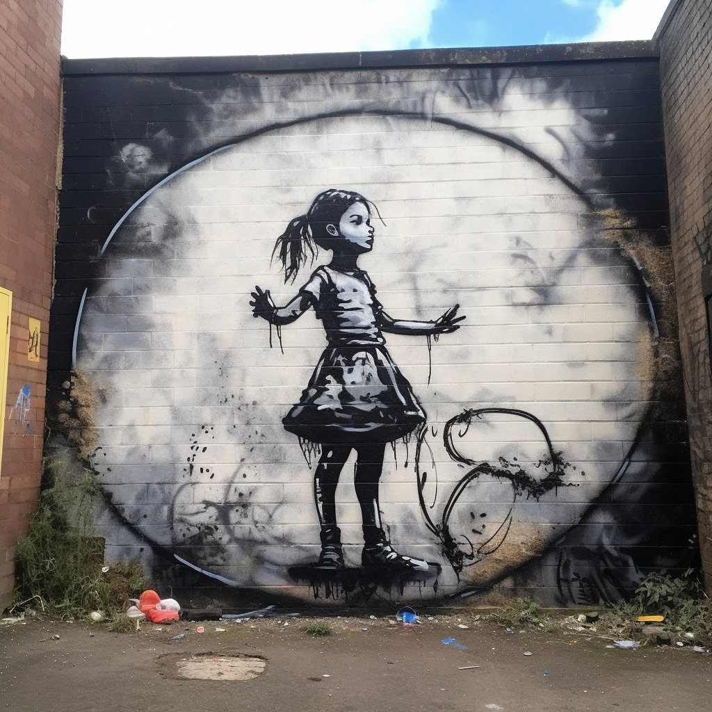 Reallynotsure Banksy Art Hula Hoop Girl Nottingham The Promp 8ede693b Ac46 4898 82d7 7e21234a3047