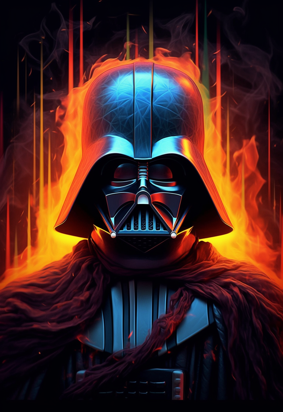 Reallynotsure Darth Vader Is Walking On Fire In The Fire In The A2914e62 A69c 4b08 Aeb8 74596b929952